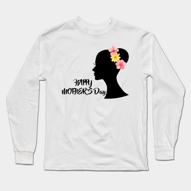 Happy Mother's Day Long Sleeve T-Shirt by EnarTarek